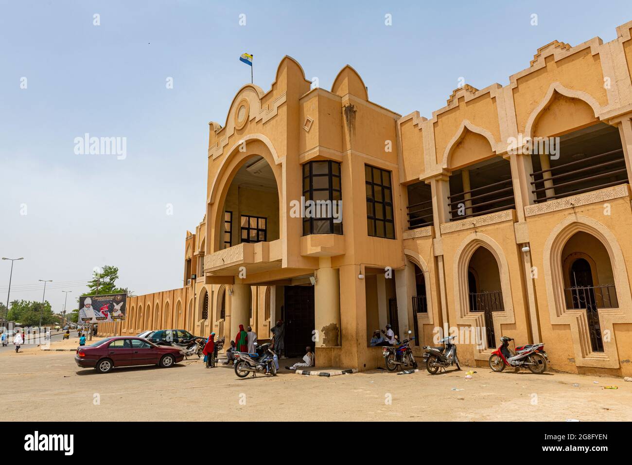 Emir's Palace, Bauchi, Ostnigeria, Westafrika, Afrika Stockfoto