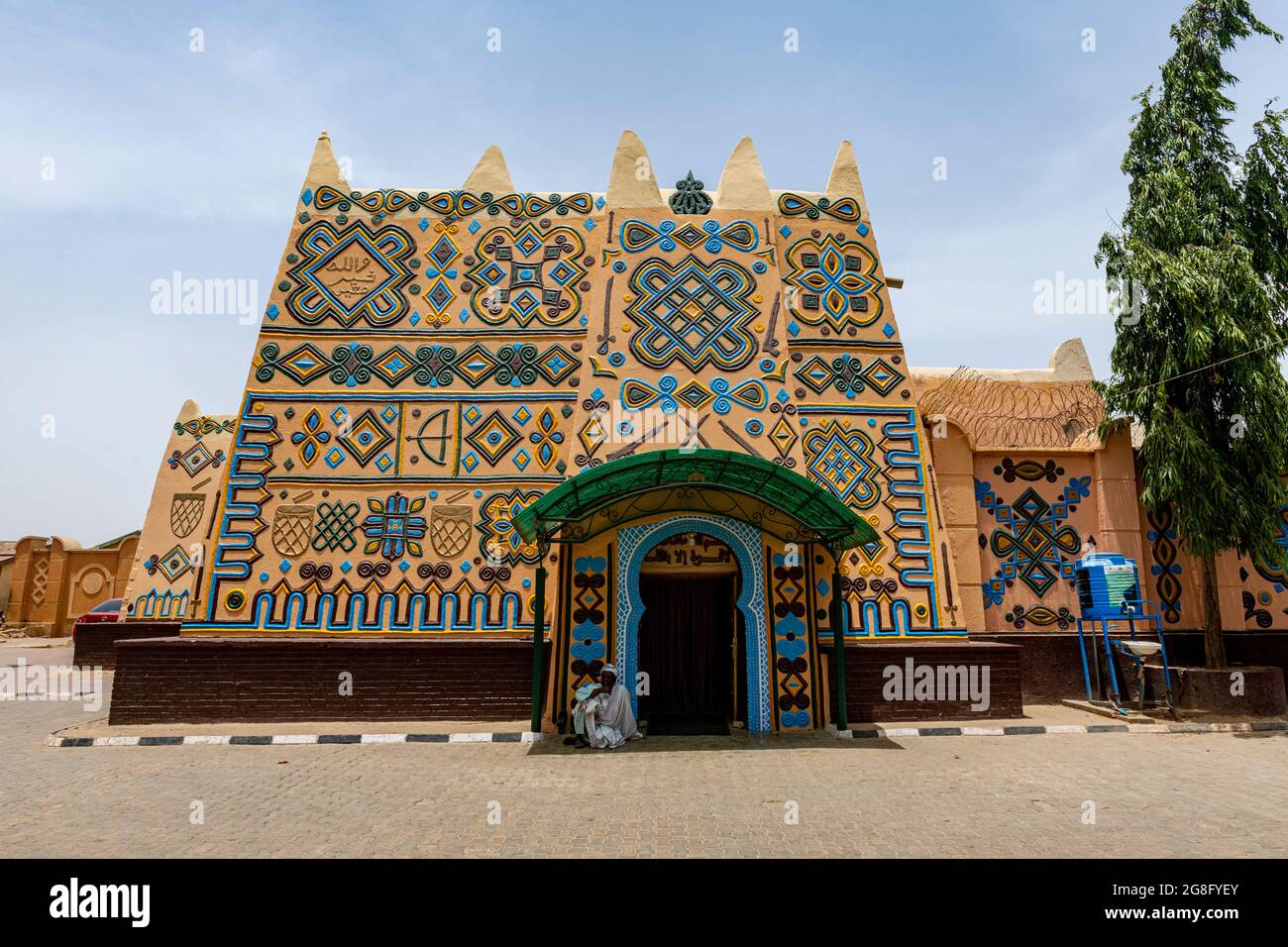 Emir's Palace, Bauchi, Ostnigeria, Westafrika, Afrika Stockfoto