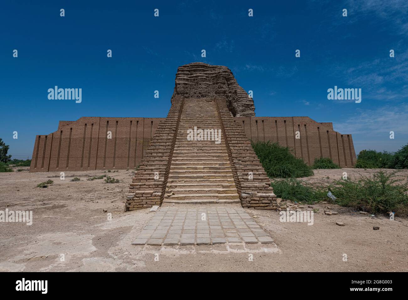 Ziggurat von Dur-Kurigalzu, Irak, Naher Osten Stockfoto