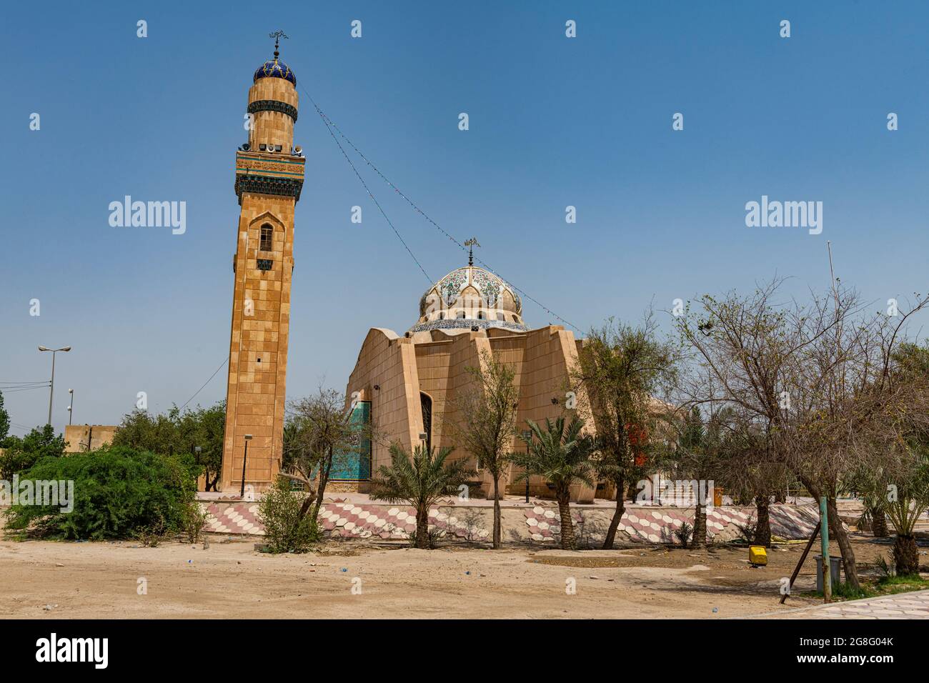 Imam Ali Moschee, eine der ältesten Moscheen der Welt, Basra, Irak, Naher Osten Stockfoto
