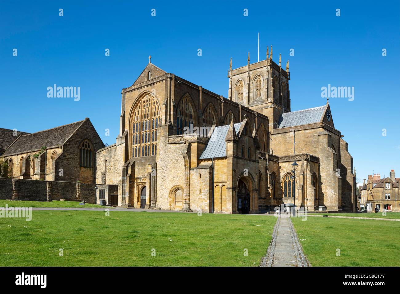 Sherborne Abbey, Sherborne, Dorset, England, Vereinigtes Königreich, Europa Stockfoto