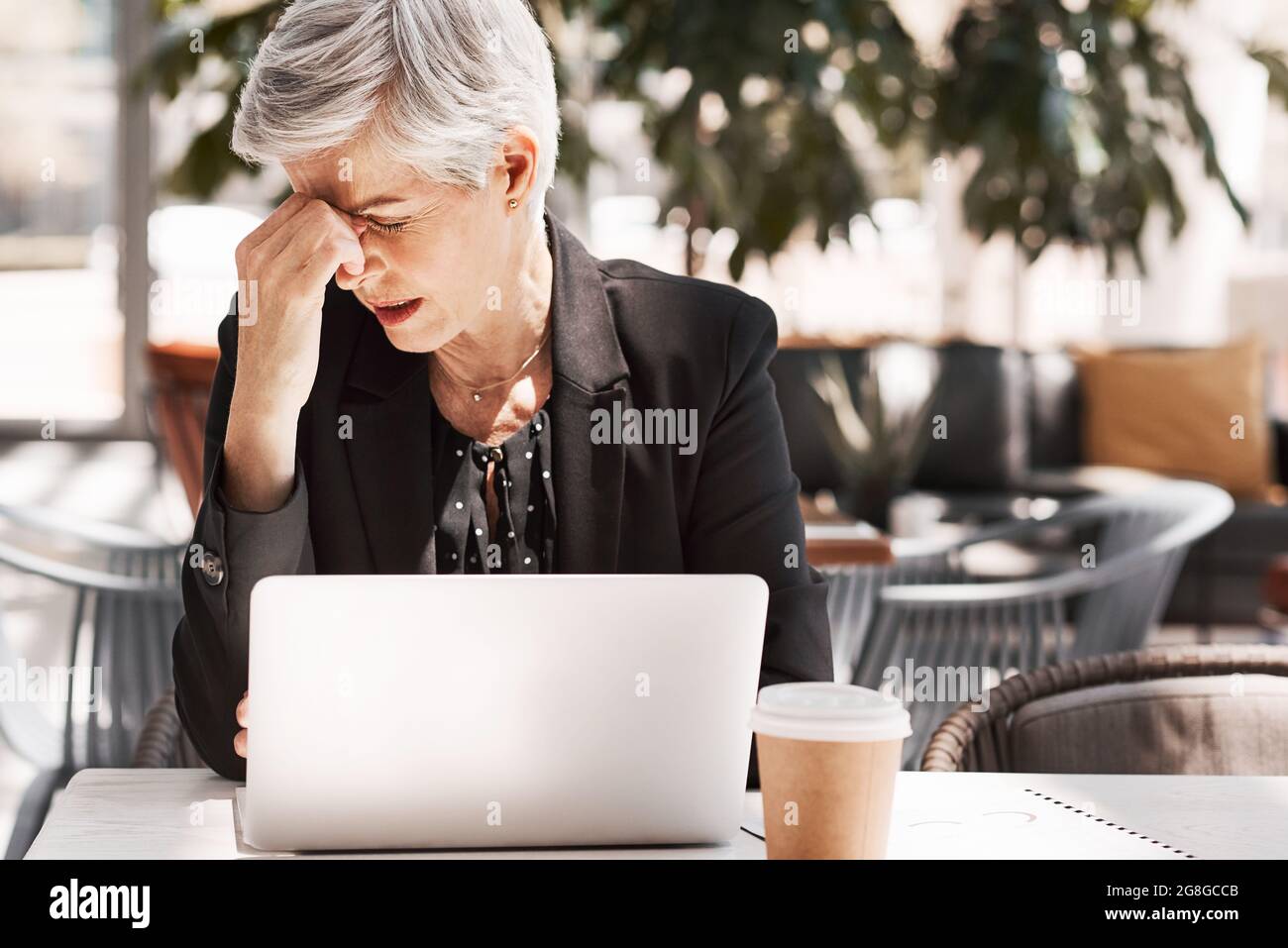 Ich bin einfach nicht in einer guten Headspace Stockfoto