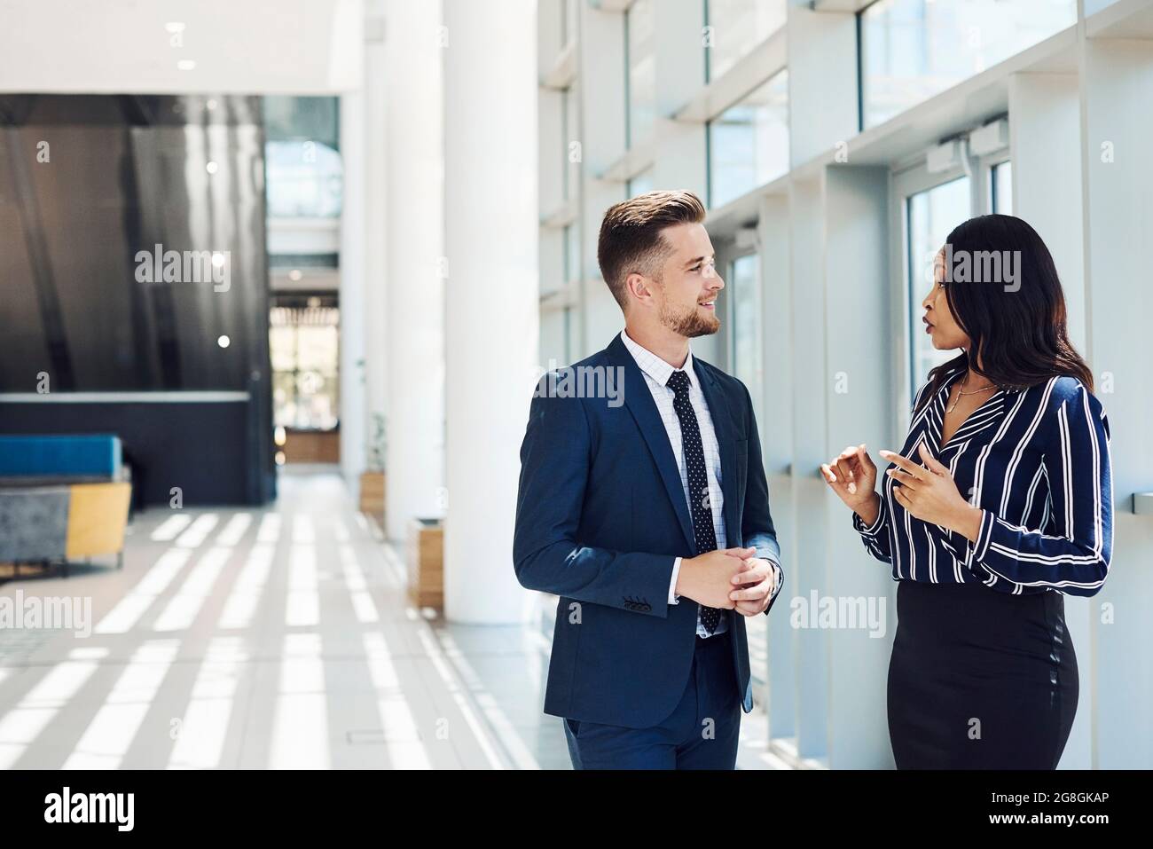 Es geht um die Zusammenarbeit mit Gleichgesinnten Stockfoto