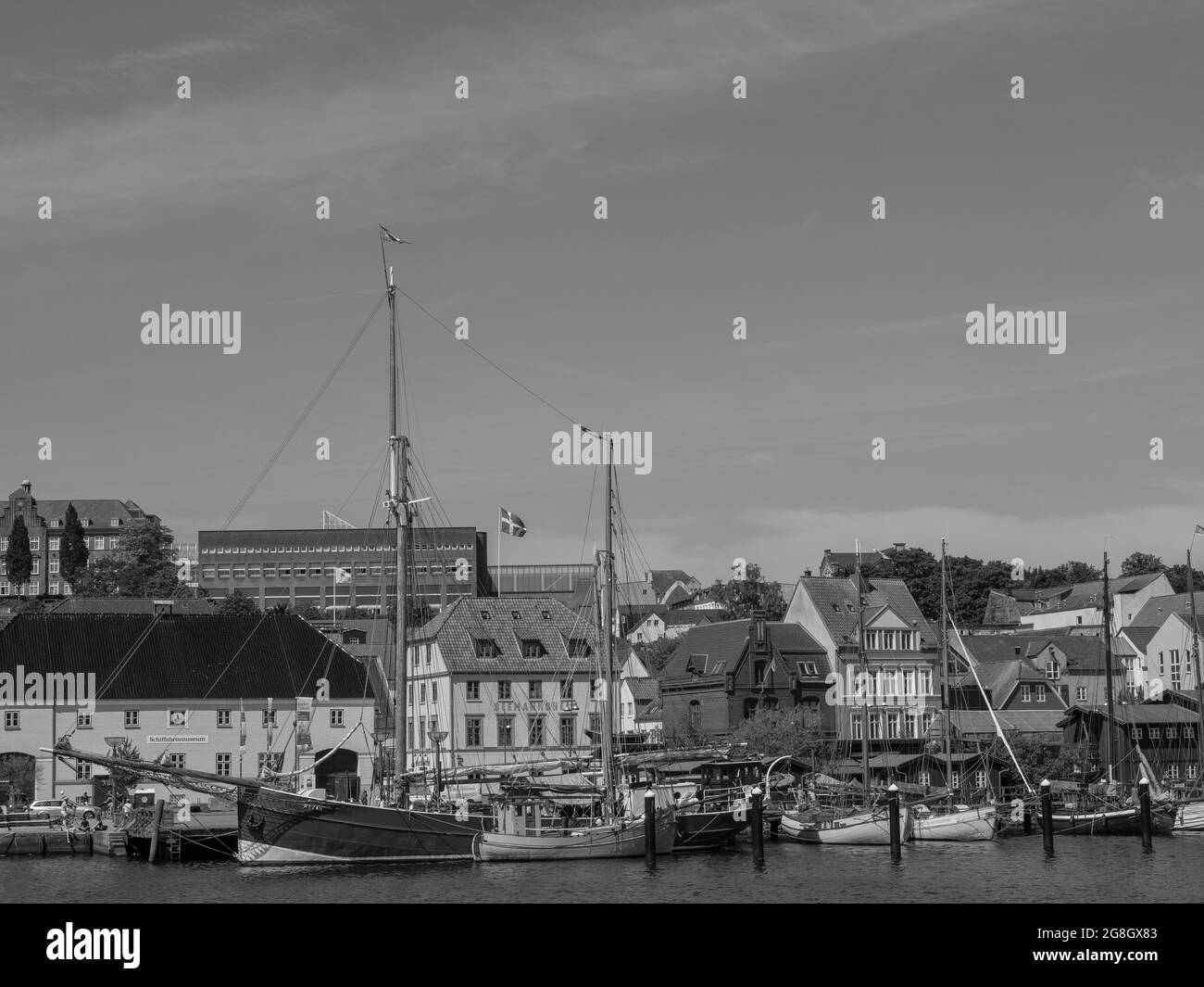 Flensburg an der ostsee Stockfoto
