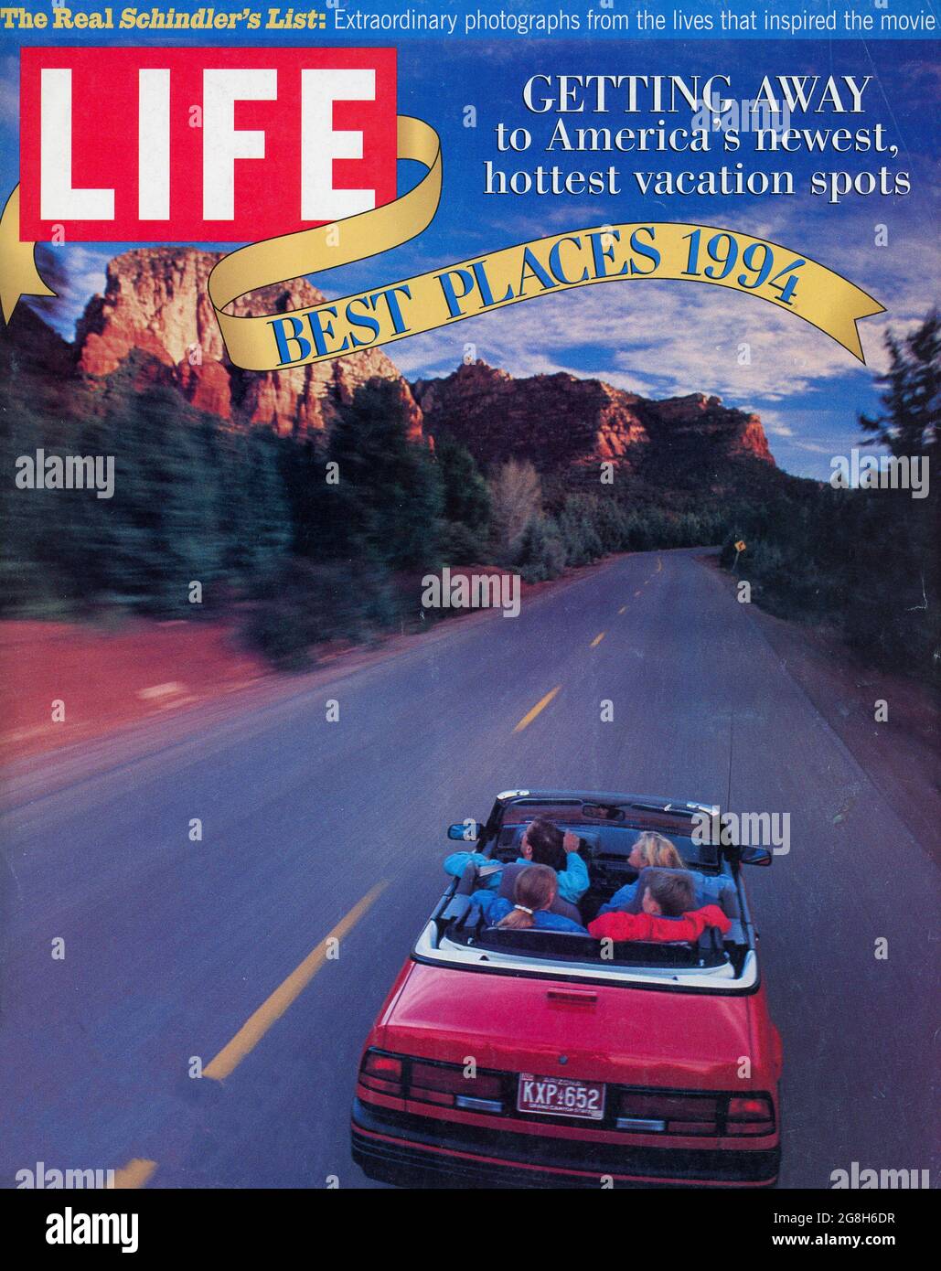 Cover des Life Magazine, Ausgabe April 1994, USA Stockfoto
