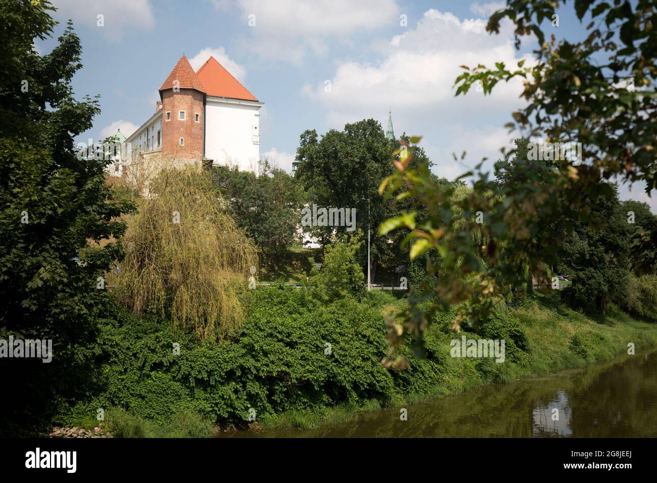 Sandomierz Königliches Schloss in Polen Stockfoto