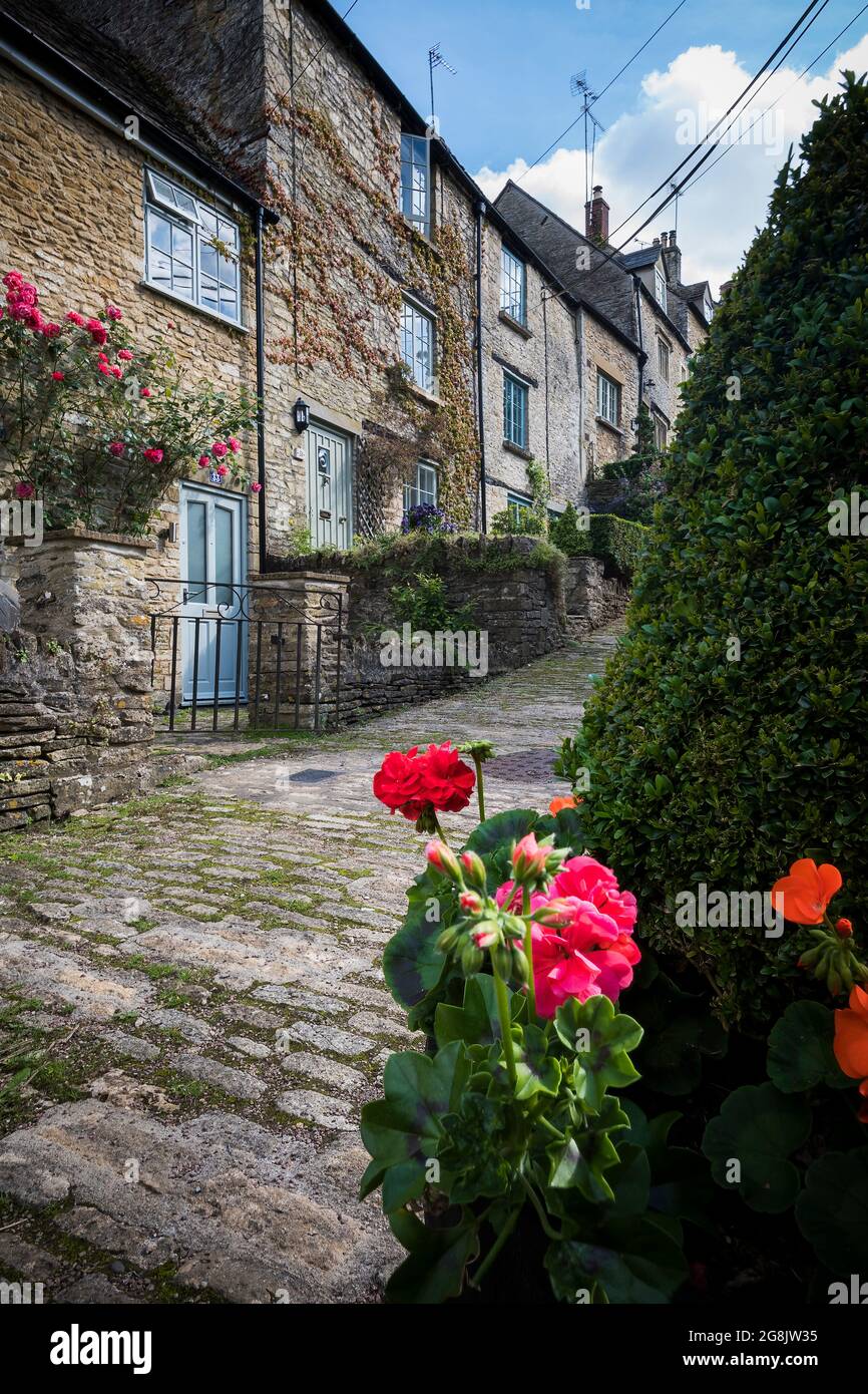 Chipping Steps in der Cotswolds-Stadt Tetbury Stockfoto