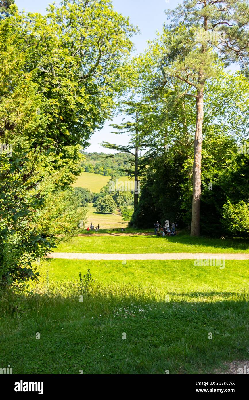 Parkland um Hughenden Manor, High Wycombe Stockfoto
