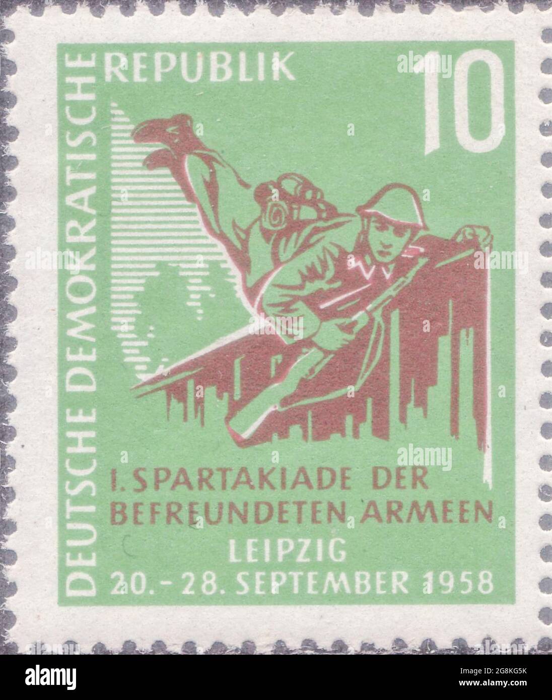 DDR, offizieller Name der ehemaligen DDR Stockfoto
