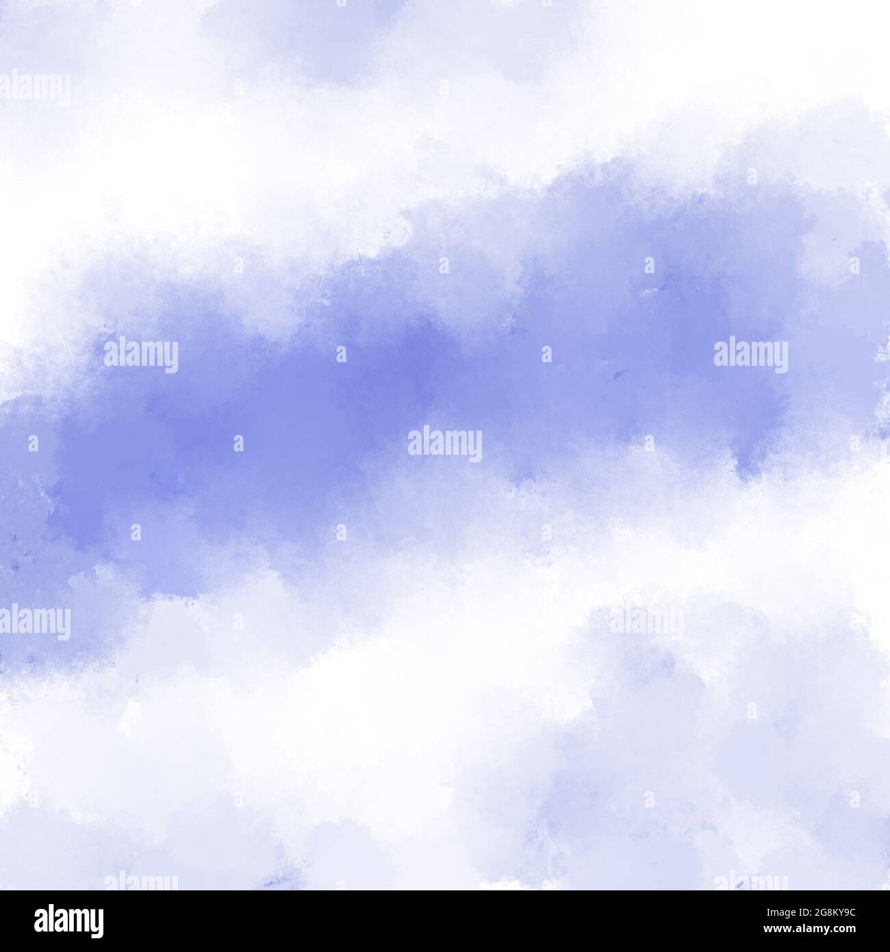 Abstrakter Hintergrund Mit Gebürsteter Lackfarbe. Pinsel gemalt digitale abstrakte Zeichnung in einem Verlauf von sanften Pastellblau Farben Kunstmalerei. Ausdrucksstarke Kreati Stockfoto