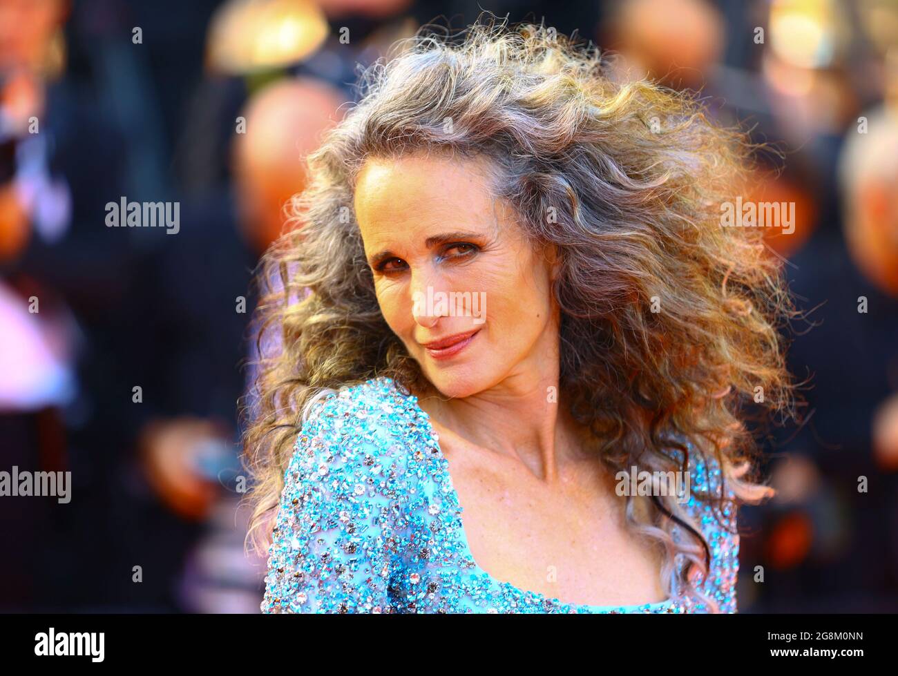 Cannes Frankreich Juli 2021 Cannes Frankreich 06 Juli 2021 Filmfestspiele Von Cannes Mit Der Schauspielerin Andie Macdowell Mcdowell Mac Dowell Credit Dpa Alamy Live News Stockfotografie Alamy