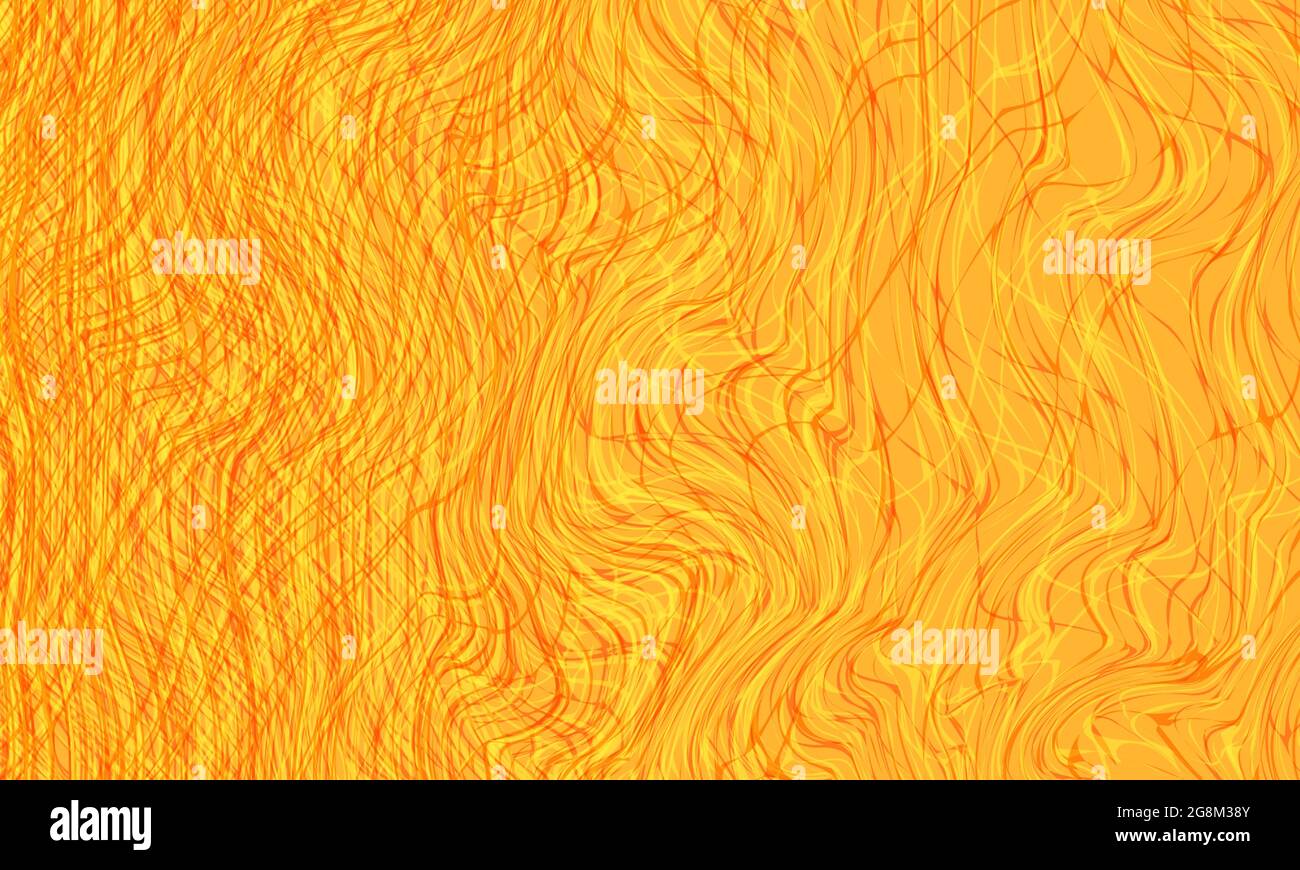 Gelb orange abstrakter Hintergrund Illustration Zeichnung Stock Vektor