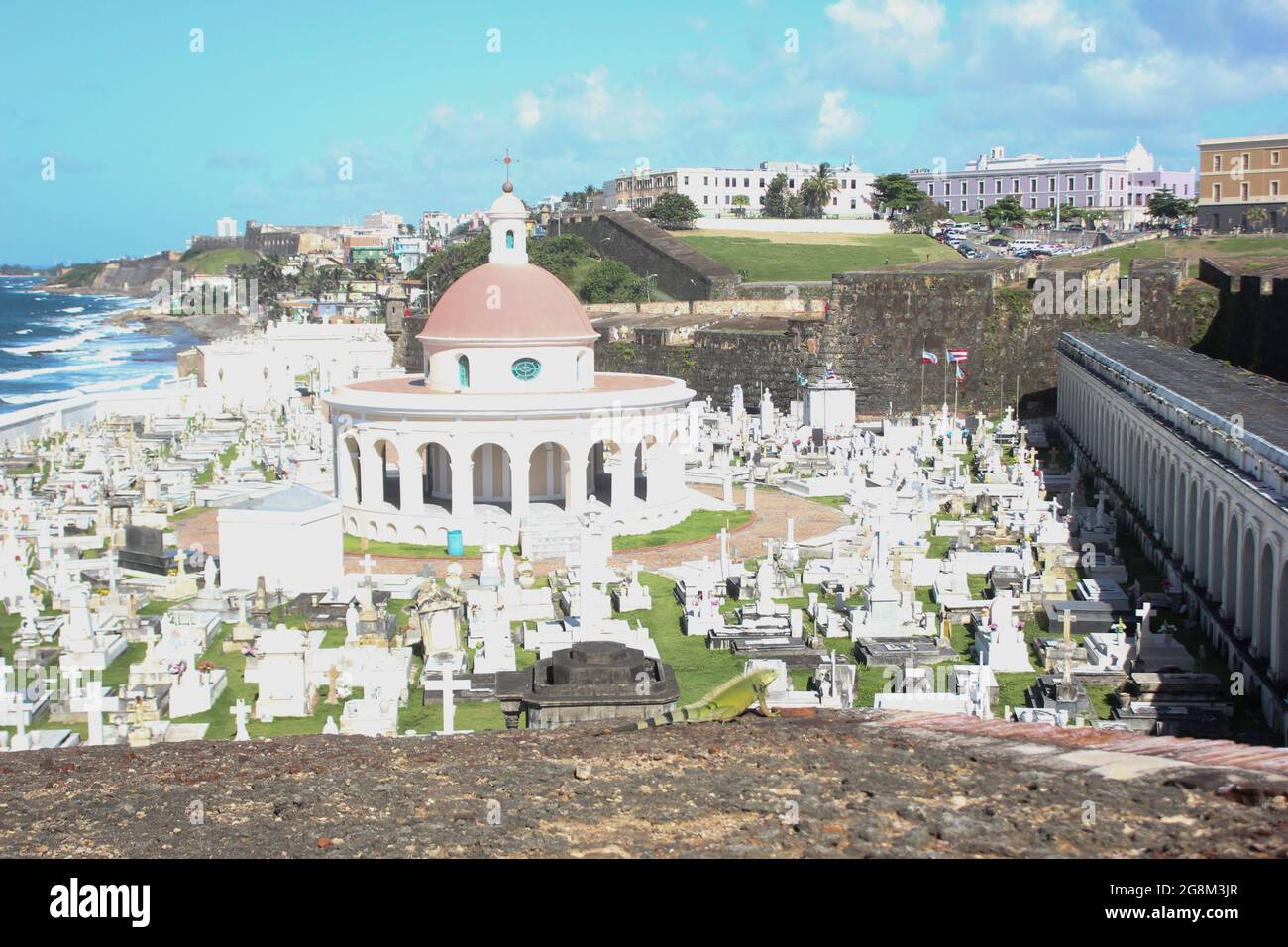 Der Friedhof Santa Maria Magdalena, San Juan Puerto Rico Stockfoto