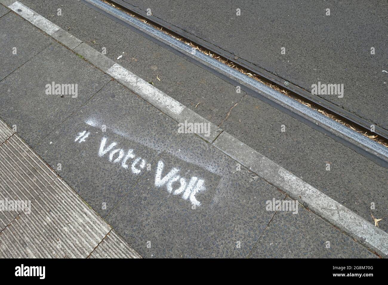 Promotion, Vote Volt, Volt Europe, Berlin, Deutschland Stockfoto