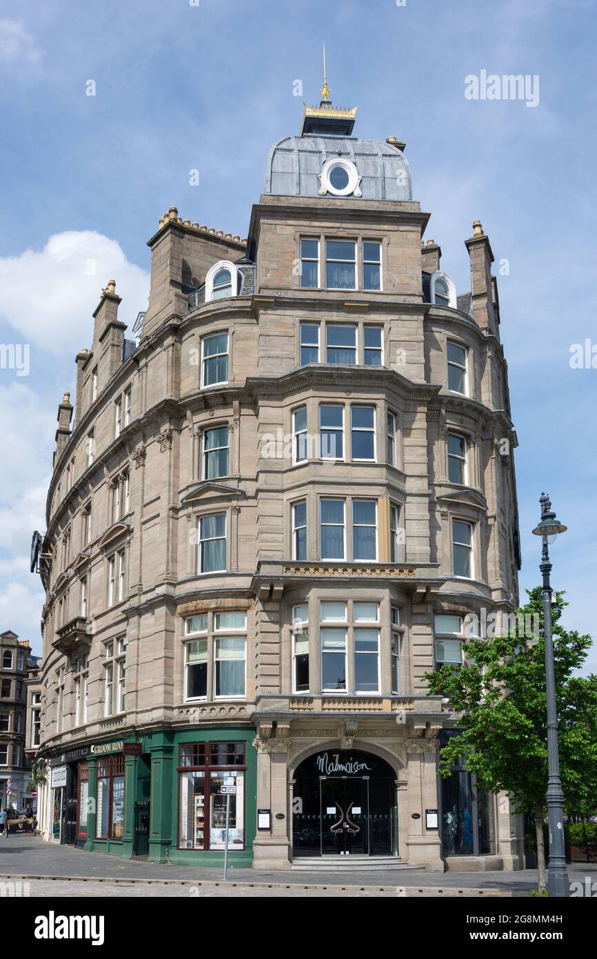 Malmaison Dundee Hotel, Whitehall Crescent, Dundee City, Schottland, Großbritannien Stockfoto