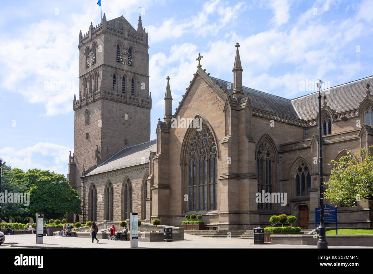 Steeple Church, Nethergate, Dundee City, Schottland, Vereinigtes Königreich Stockfoto