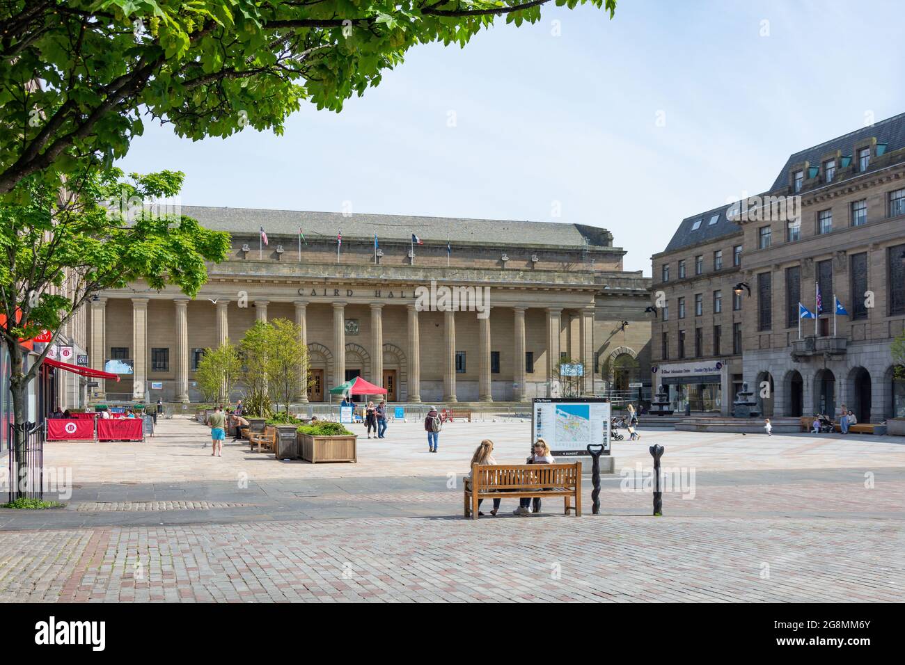 Caird Hall, City Square, Dundee City, Schottland, Großbritannien Stockfoto