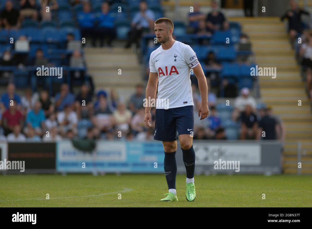 Während des Vorsaison-Freundschaftsspiel zwischen Colchester United und Tottenham Hotspur im Weston Homes Community Stadium, Colchester am Mittwoch, 21. Juli 2021. (Kredit: Ben Pooley | MI News) Kredit: MI Nachrichten & Sport /Alamy Live News Stockfoto