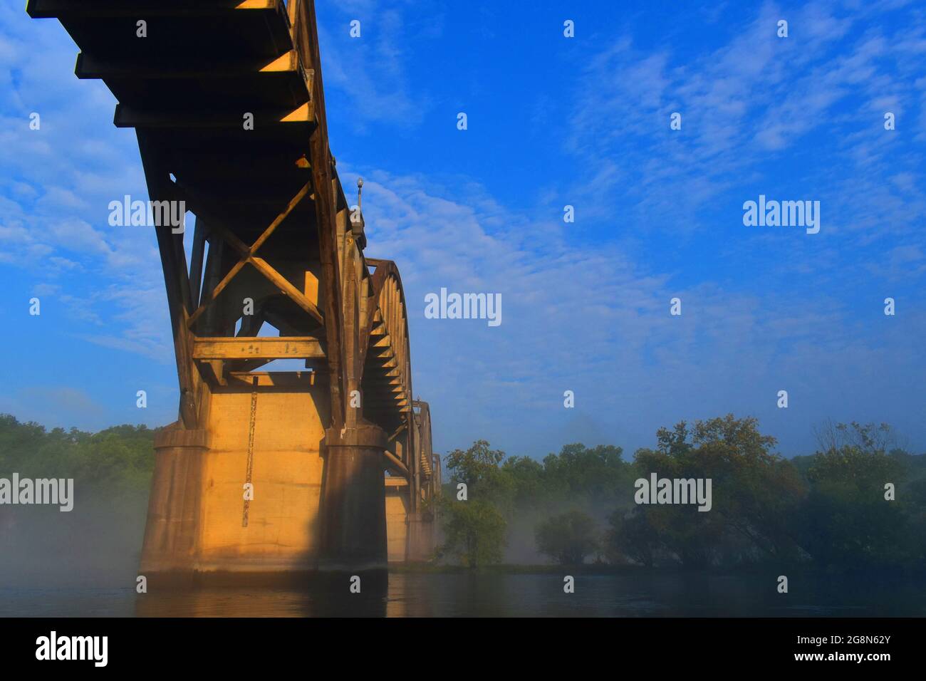 Cotter Bridge Arkansas Stockfoto
