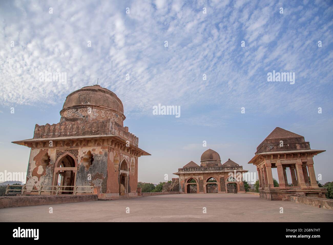 Wunderschönes Jahaj Mahal in Mandu Stockfoto