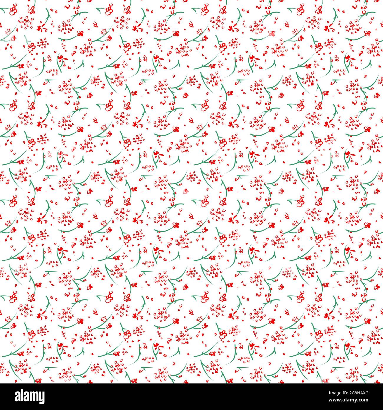 Schöne Blumen nahtlose Muster für Web, Druck, Tapete, Geschenkverpackung, Wohnkultur, Mode, Einladungshintergrund, Textildesign. EPS-Vektor f Stockfoto