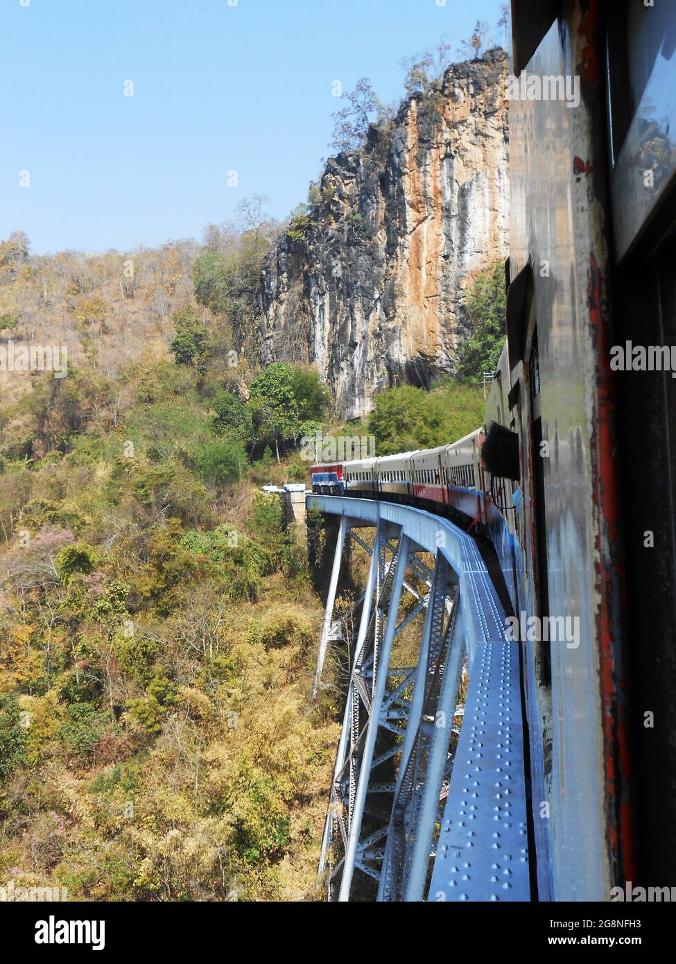 Gokteik Viadukt im Bundesstaat Shan, Myanmar Stockfoto