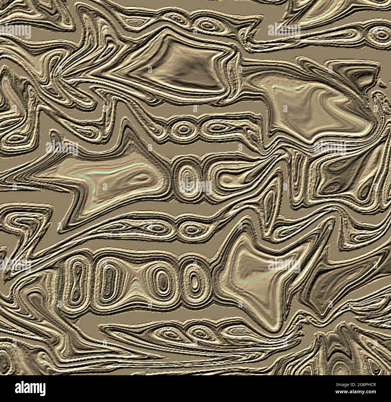 Abstraktes Muster in Form einer transparenten Regenbogenspirale Stockfoto
