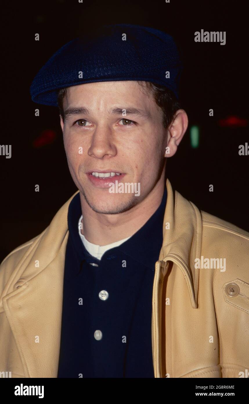 Mark Wahlberg nimmt an der Premiere von „The Basketball Diaries“ am 17. April 1995 in New York City Teil. Foto: Henry McGee/MediaPunch Stockfoto