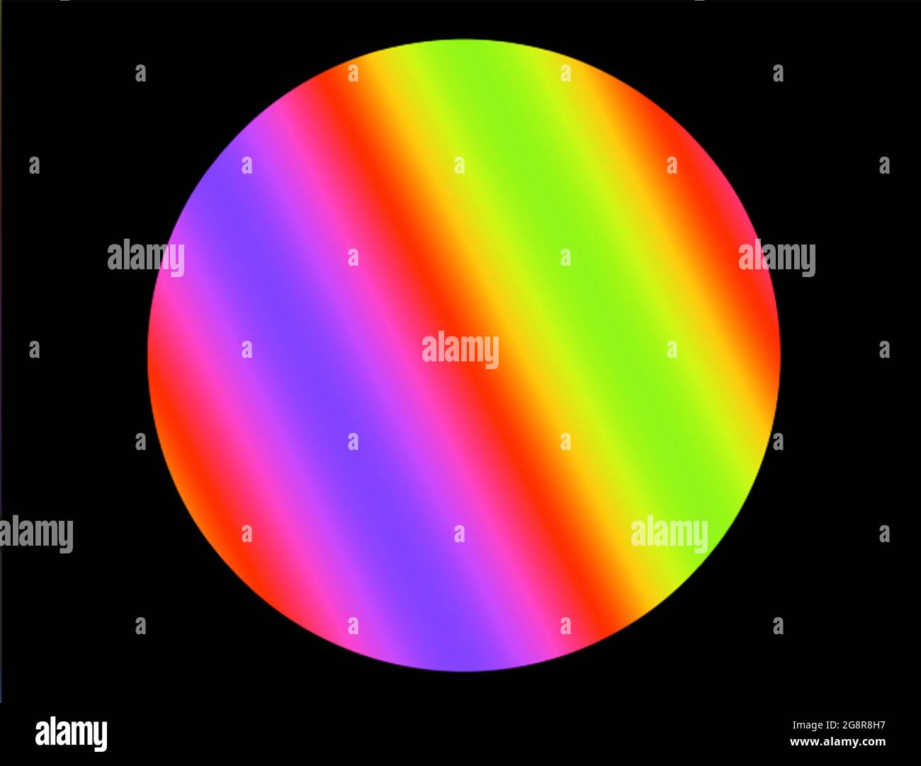Abstrakter Hintergrund, mehrfarbige dekorative dynamische geometrische festliche Kreislinien Illustration Stockfoto