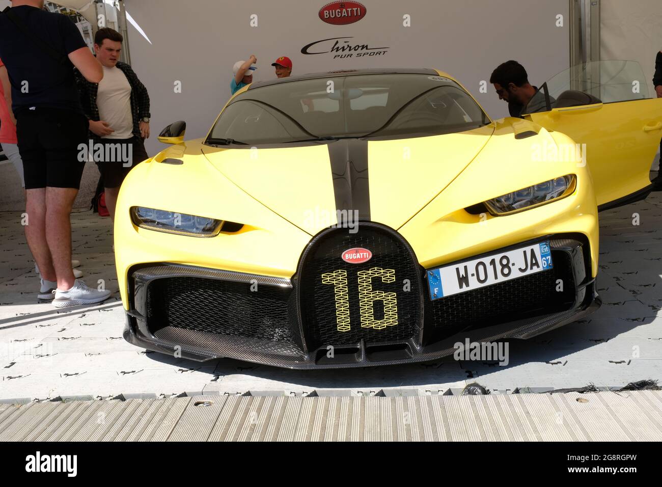 Juli 2021 - Bügtt Chiron beim Goodwood Festival of Speed Stockfoto