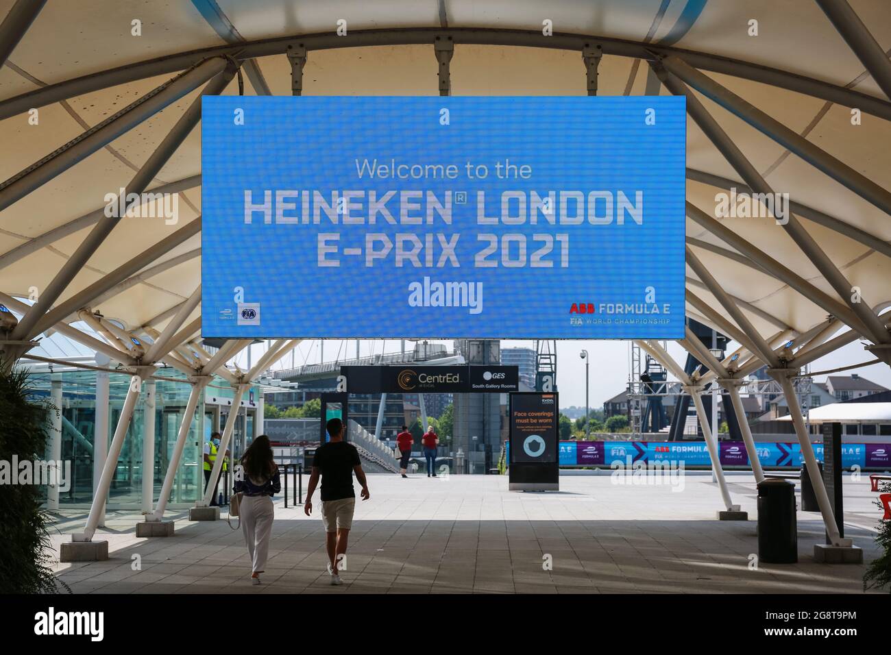 London, Großbritannien. 21. Juli 2021. Heineken London E-Prix im Excel London. FIA Formel-E-Weltmeisterschaft. Quelle: Waldemar Sikora Stockfoto