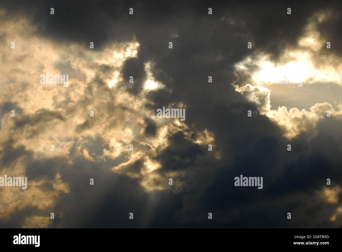 Wolkenbildung, Deutschland Stockfoto
