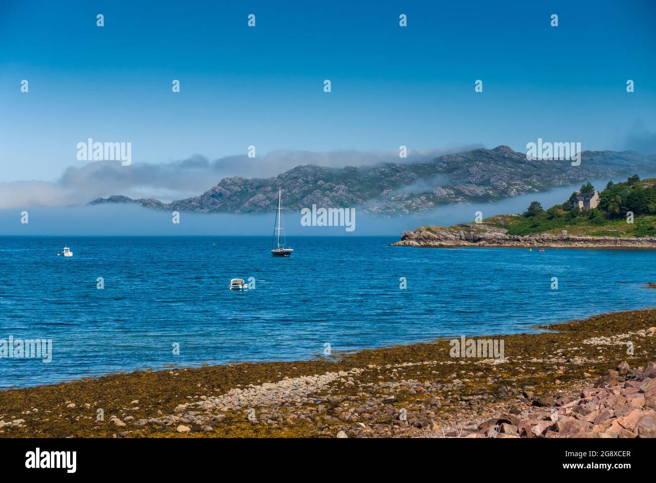Loch Seildaig, neben dem malerischen Dorf Shieldaig im schottischen Hochland Stockfoto