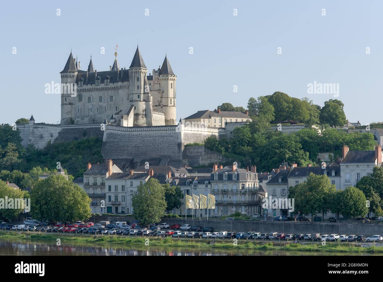 Schloss Saumur, Saumur, Loire-Tal, Frankreich Stockfoto