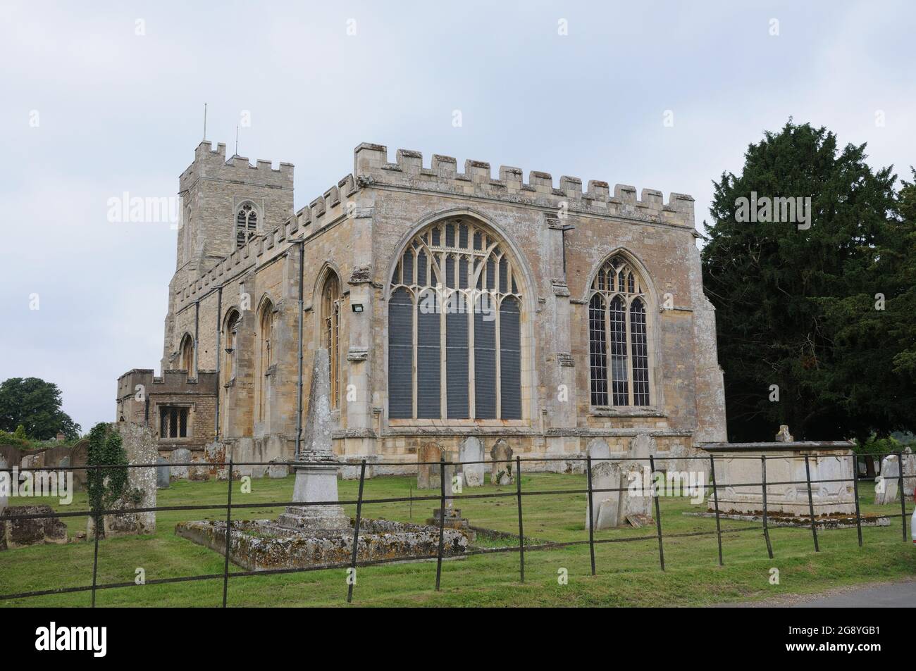 St. Lawrence Church, Willington, Bedfordshire Stockfoto