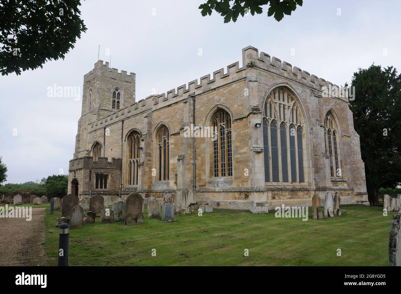 St. Lawrence Church, Willington, Bedfordshire Stockfoto