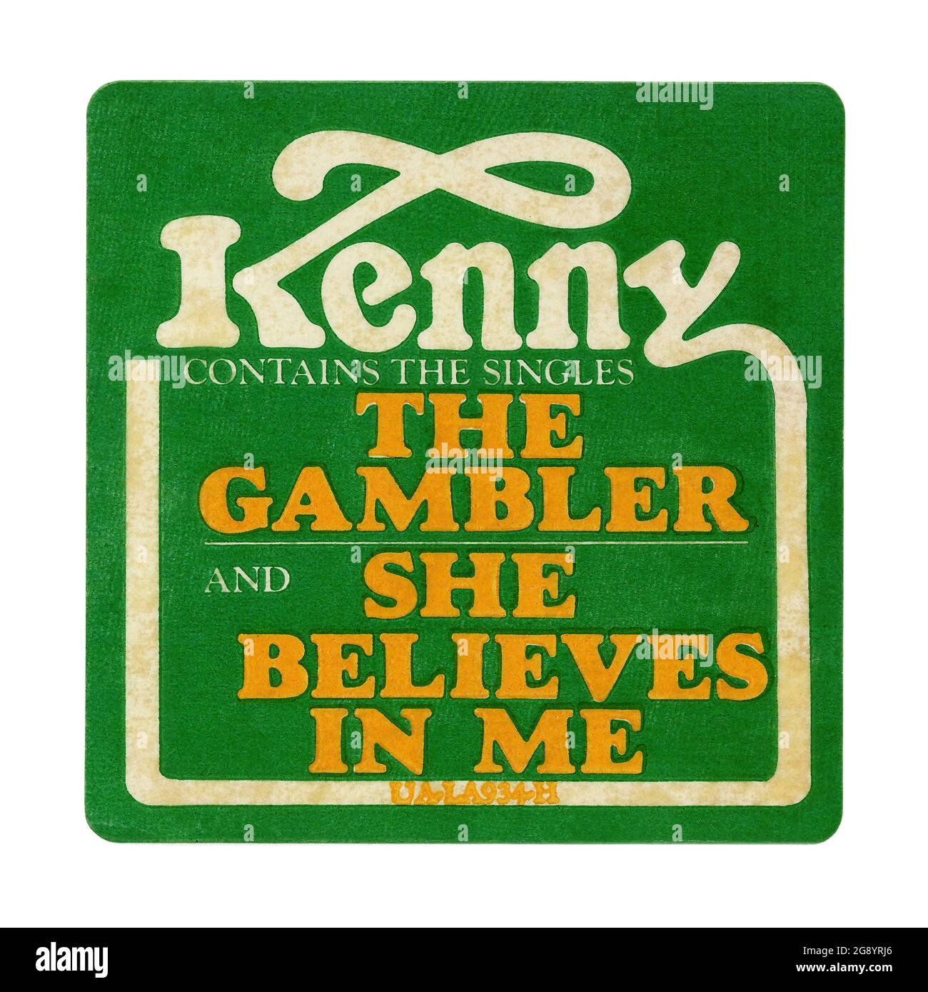 Kenny - Vintage Vinyl Schallplattencover Stockfoto