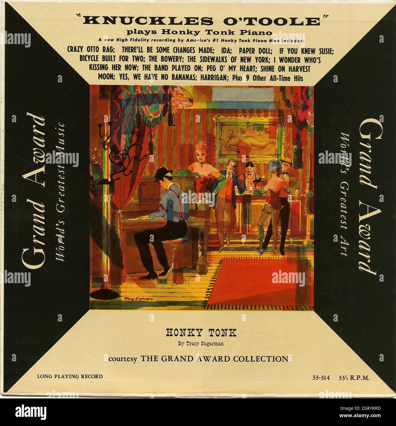 Knöchel O'Toole - Vintage Vinyl Schallplattencover Stockfoto