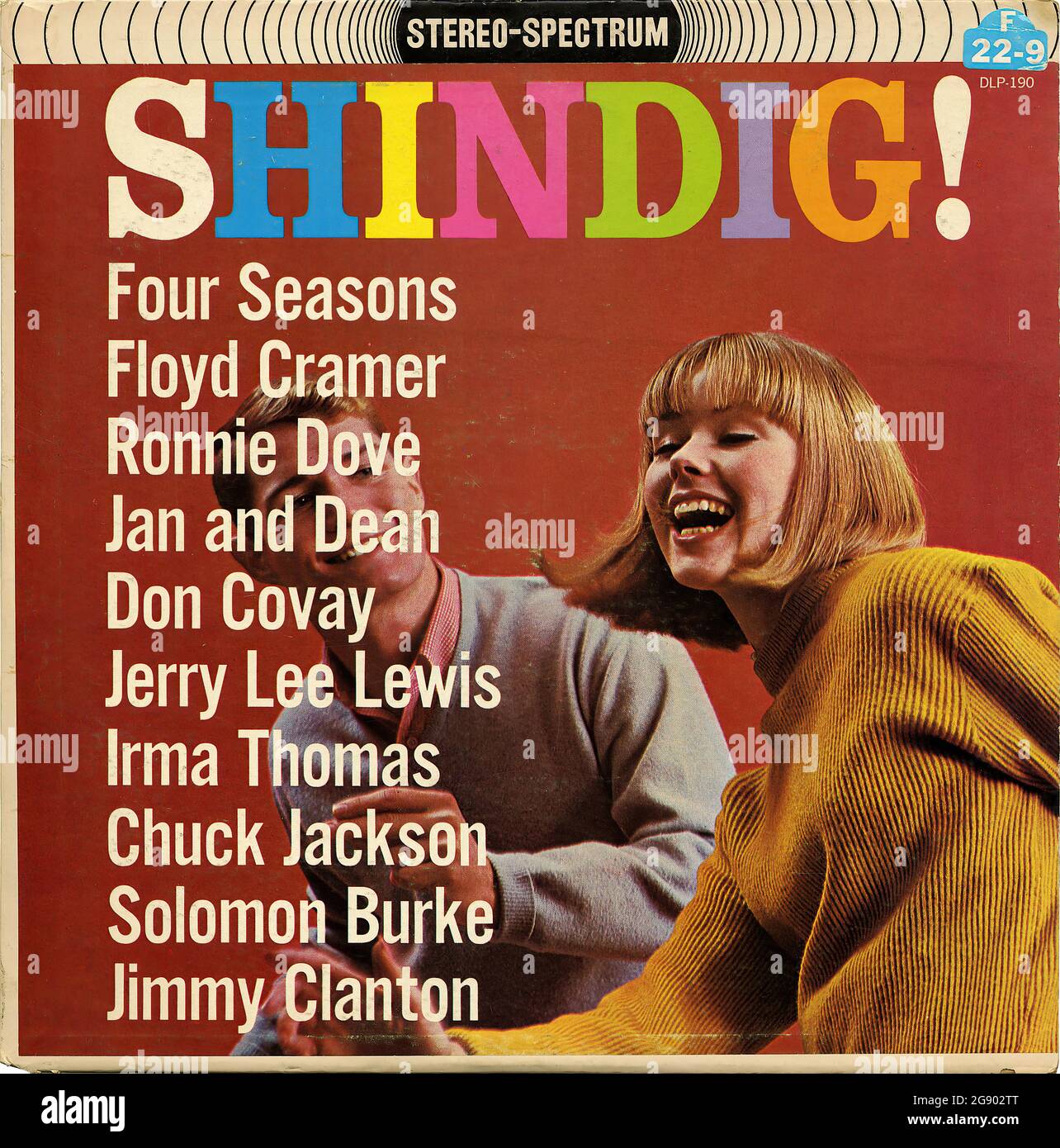 Shindig! - Vintage Vinyl Schallplattencover Stockfoto