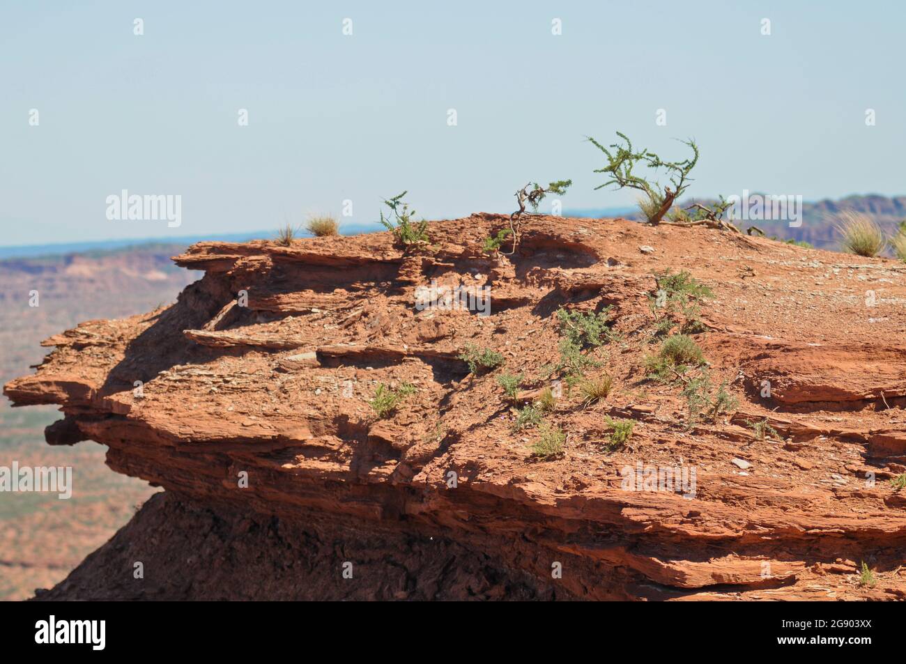 Nationalpark Sierra de las Quijadas. San Luis, Argentinien Stockfoto