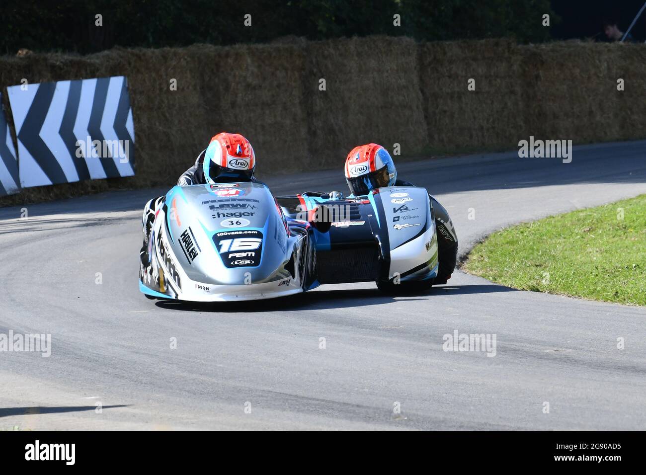 Ben Birchall, Tom Birchall, LCR-Honda 600, 110 Jahre Mountain Course, Goodwood Festival of Speed, die Maestros - Motorsport's Great Allrounder Stockfoto