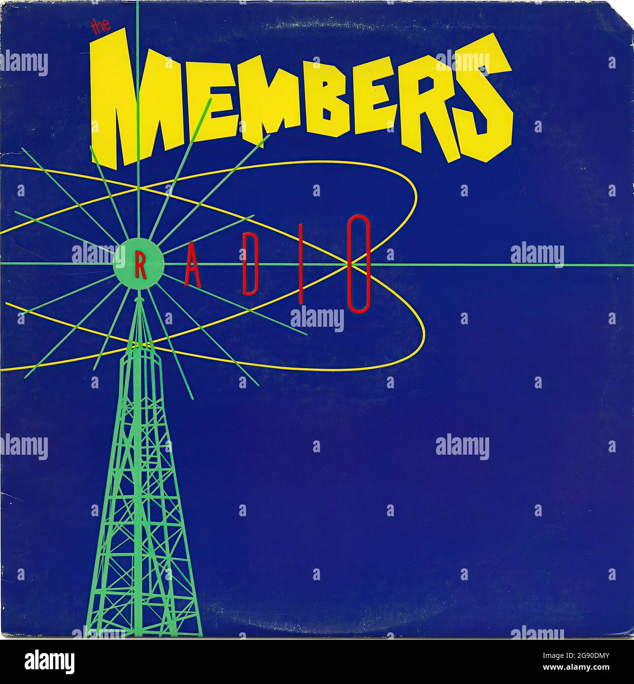 The Members - Vintage Vinyl Schallplattencover Stockfoto