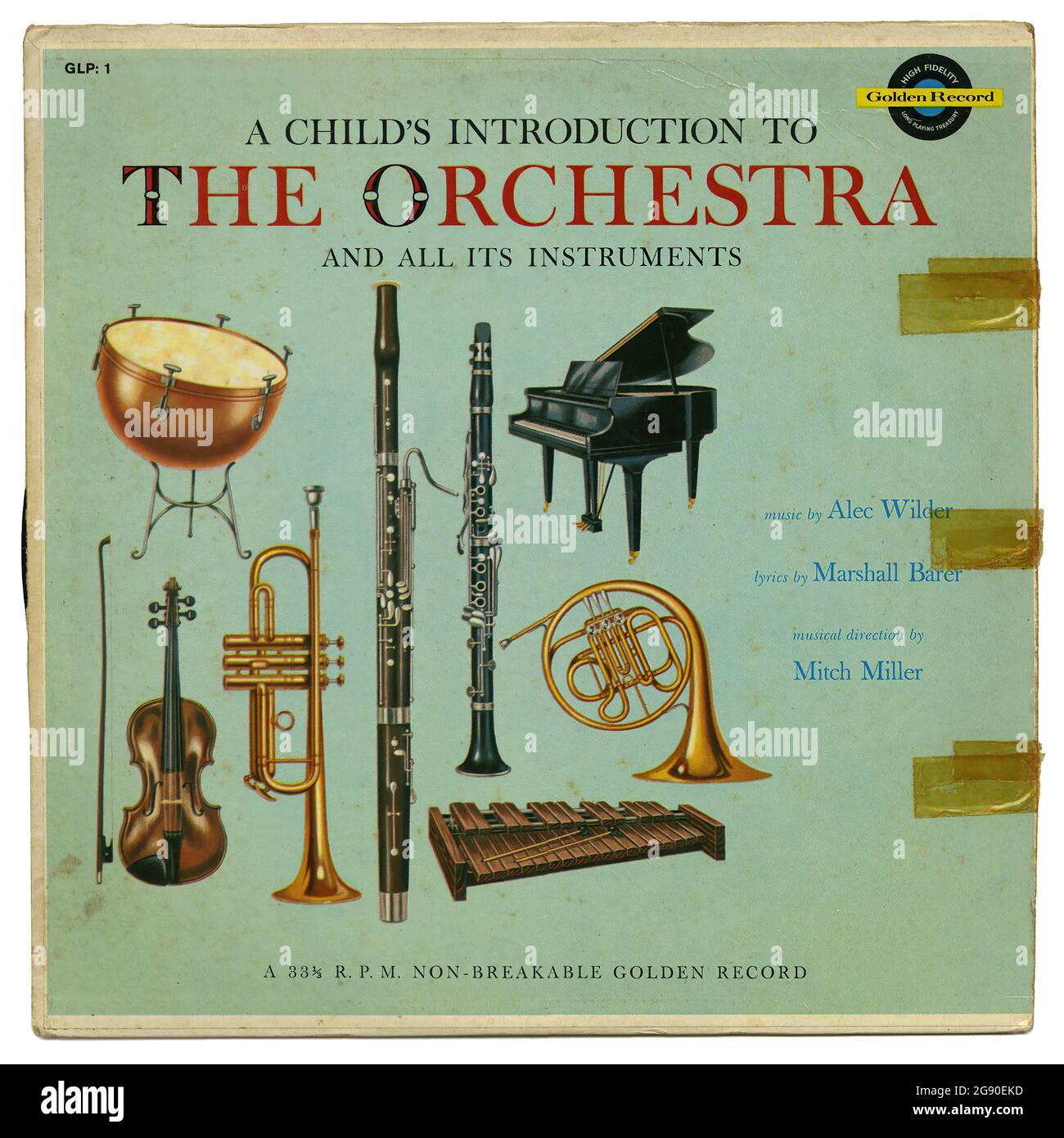The Orchestra - Vintage Vinyl Schallplattencover Stockfoto