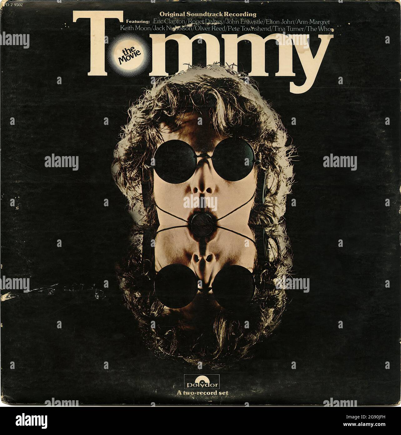 Tommy - Vintage Vinyl Schallplattencover Stockfoto