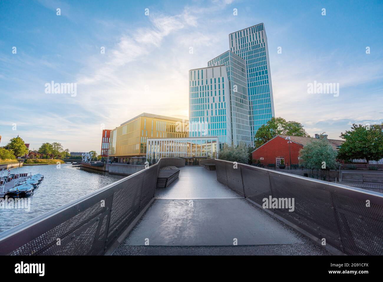 Moderne Gebäude in Malmö - Malmö, Schweden Stockfoto