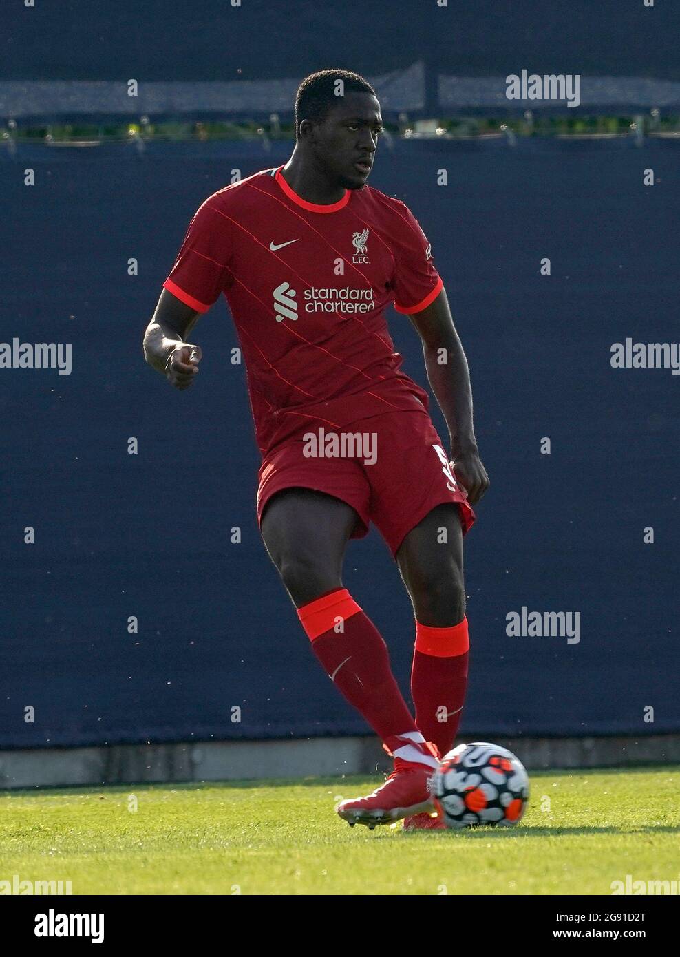 Grodig, Österreich. Juli 2021. 23.07.2021, das.Goldberg-Stadio, Grodig, Testspiel 1.FSV FSV Mainz 05 gegen FC Liverpool, im Bild Ibrahima Konate (Liverpool) Credit: dpa picture Alliance/Alamy Live News Stockfoto