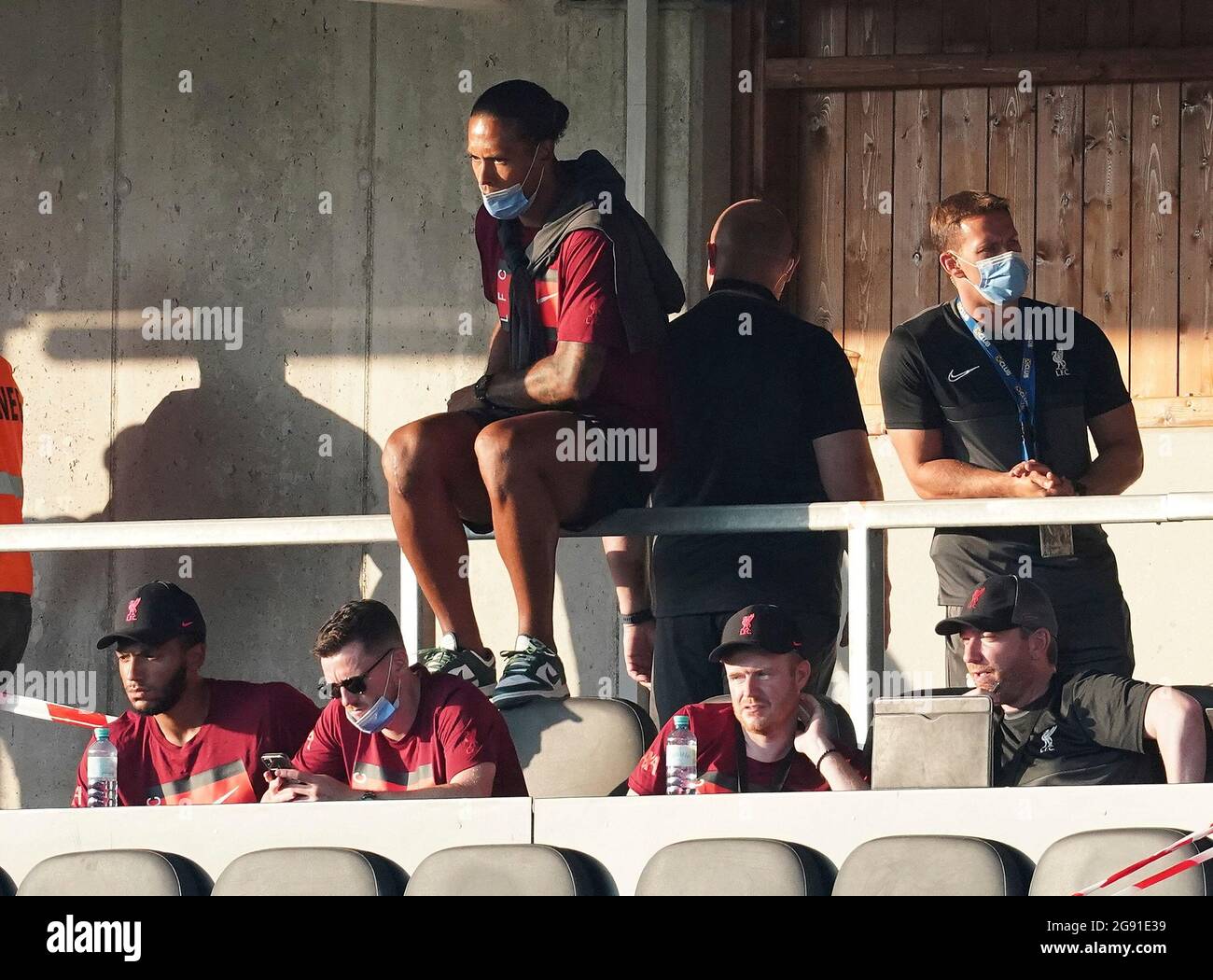 Grodig, Österreich. Juli 2021. 23.07.2021, das.Goldberg-Stadio, Grodig, Testspiel 1.FSV FSV Mainz 05 gegen FC Liverpool, im Bild Virgil van Dijk (Liverpool) Quelle: dpa picture Alliance/Alamy Live News Stockfoto