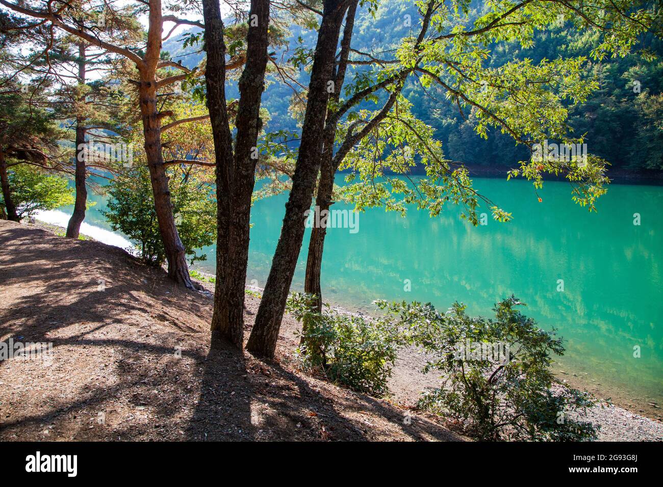 Wunderbare Borabay See Naturlandschaft.Amasya, Türkei Land Stockfoto