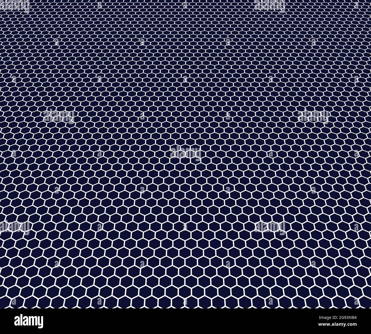 Abstrakter Hintergrund von blauen Sechsecken Stock Vektor