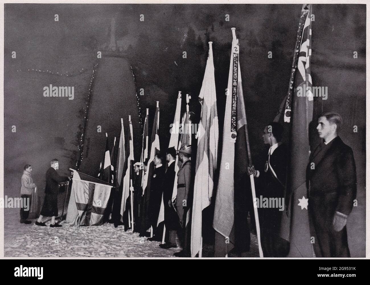 Olympische Sommerspiele 1936, Berlin, Deutschland. Stockfoto